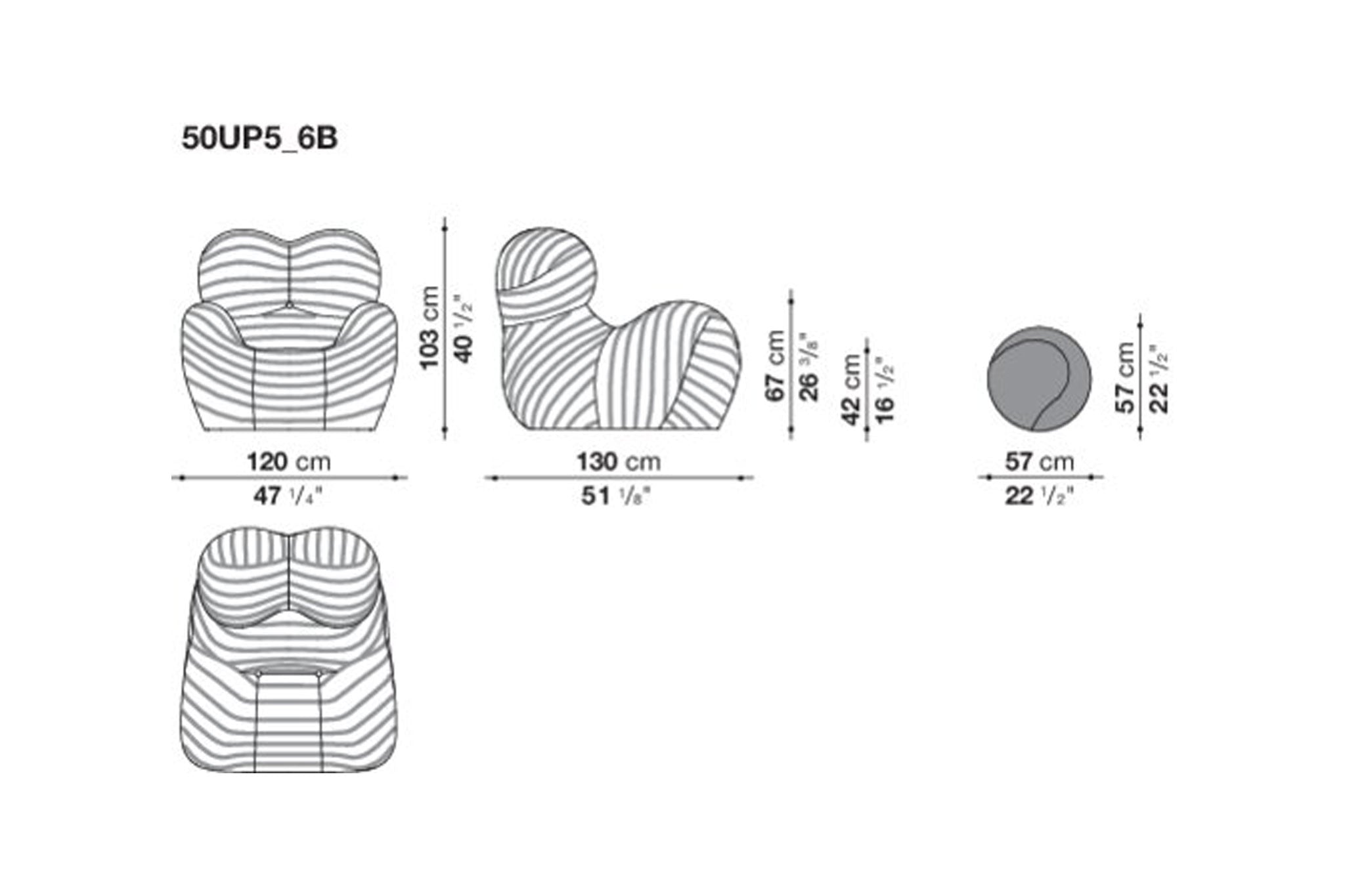 B&B Italia Up 50 Armchair