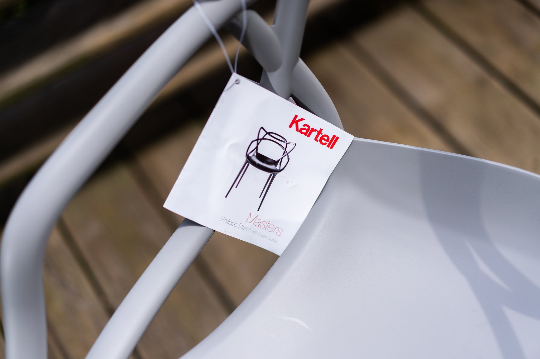 (SOLD) Ex-Display Kartell Masters Chair - Grey