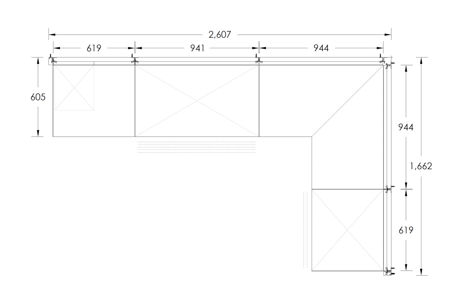 (SOLD) Poliform Ubik Open Dressing Room