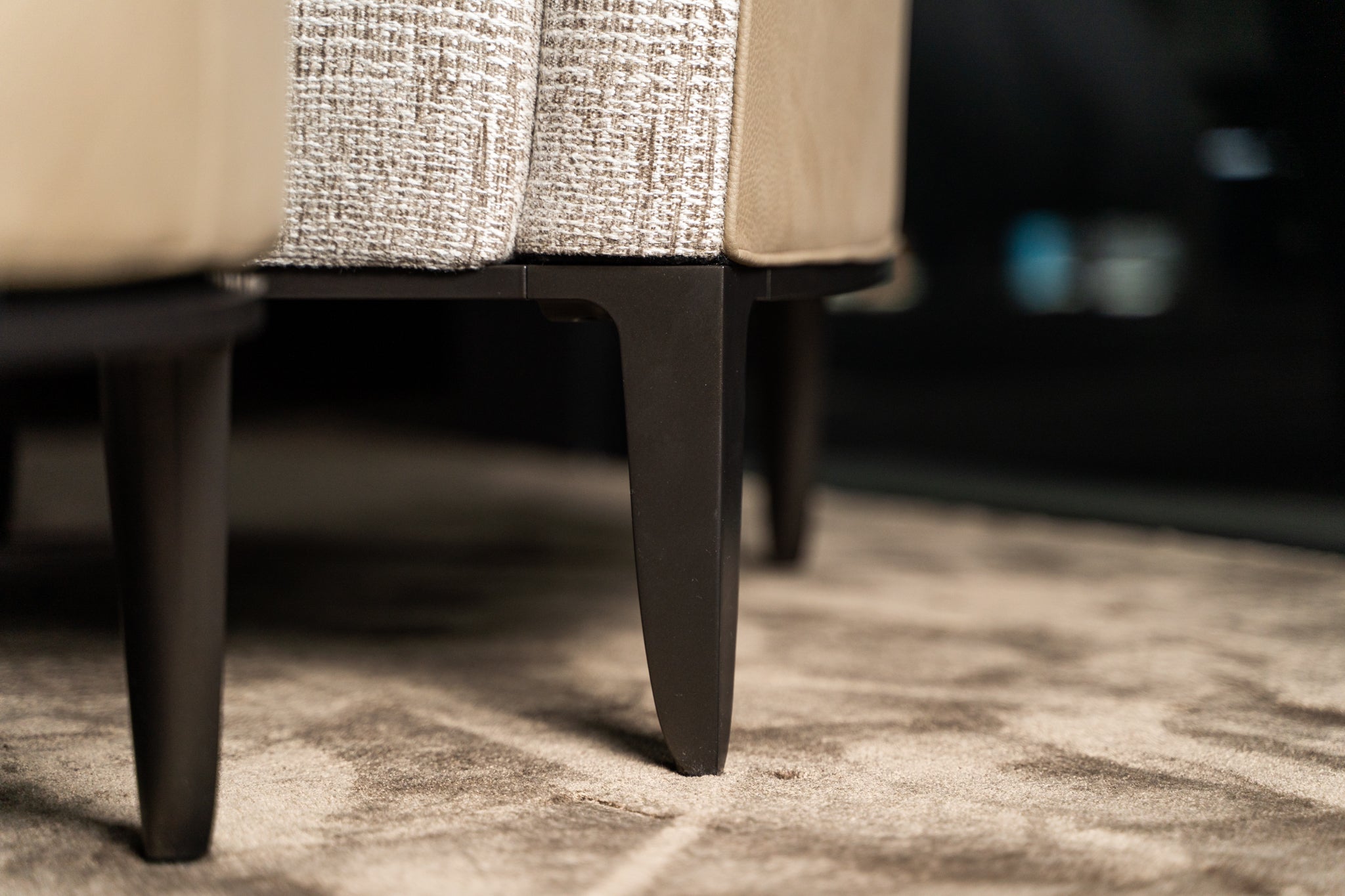 (SOLD) Poliform Gentleman Armchair and Footstool