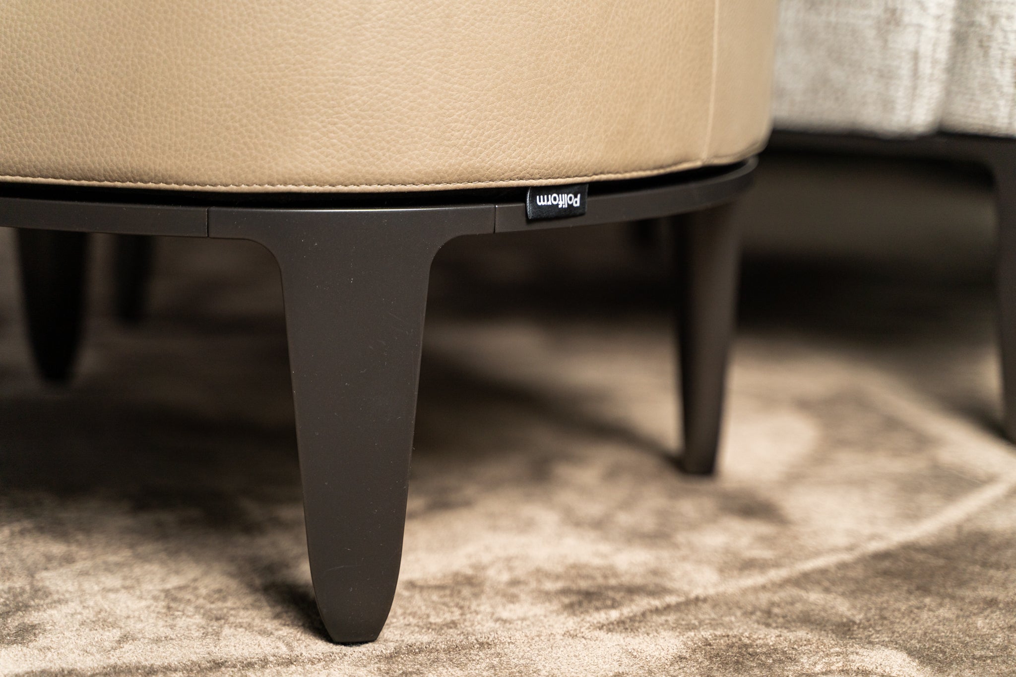 (SOLD) Poliform Gentleman Armchair and Footstool