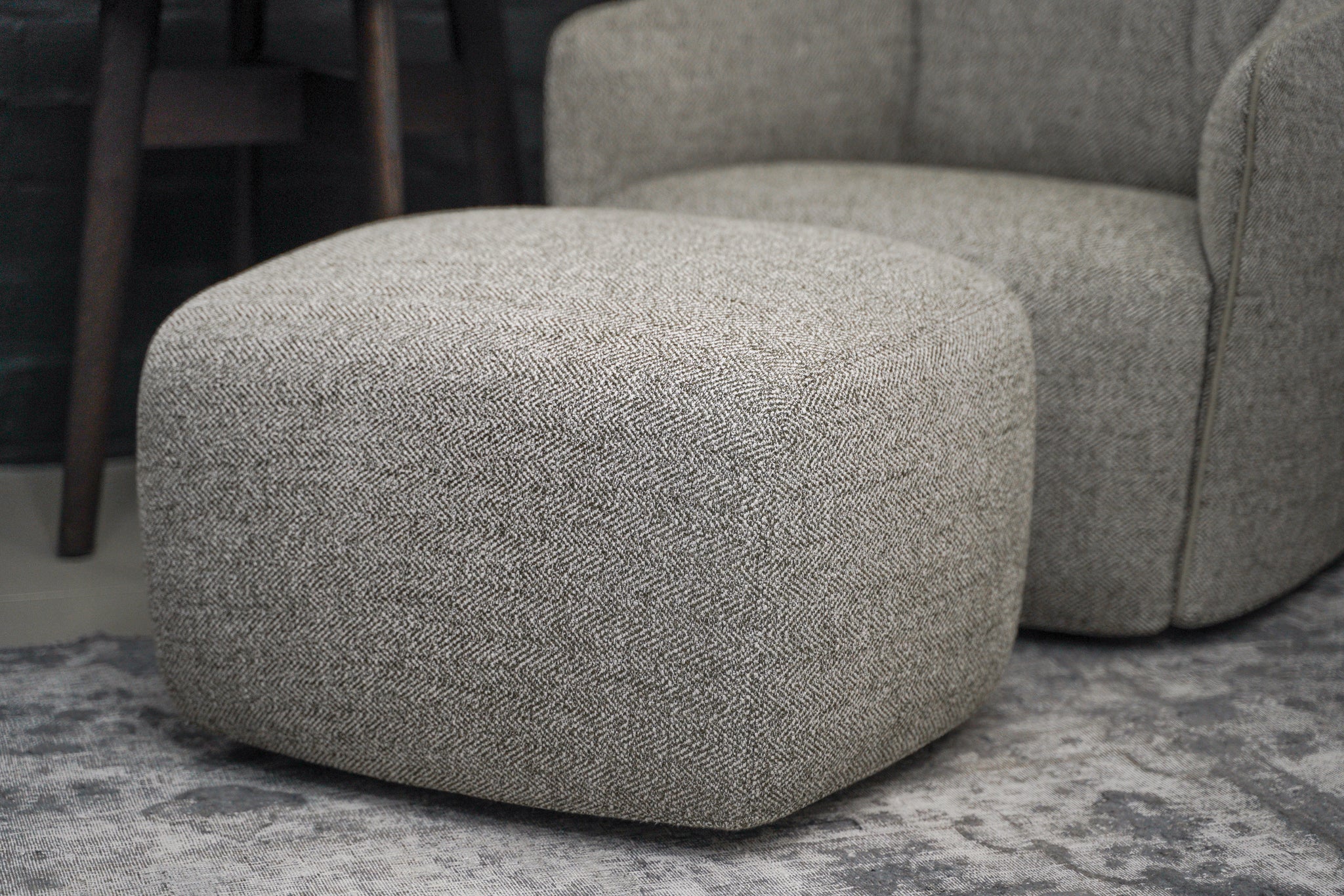 Poliform Santa Monica Armchair with Footstool