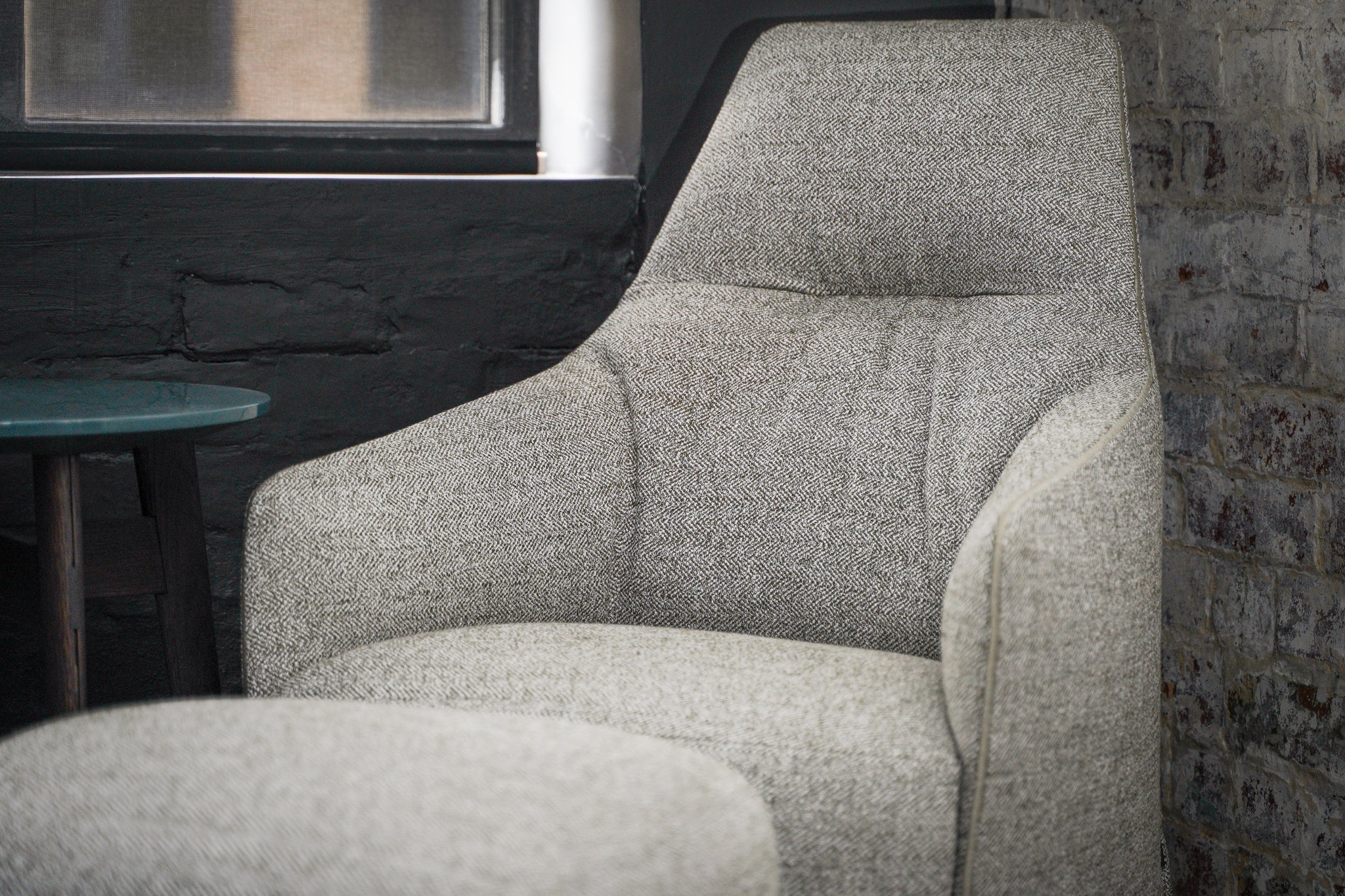 Poliform Santa Monica Armchair with Footstool