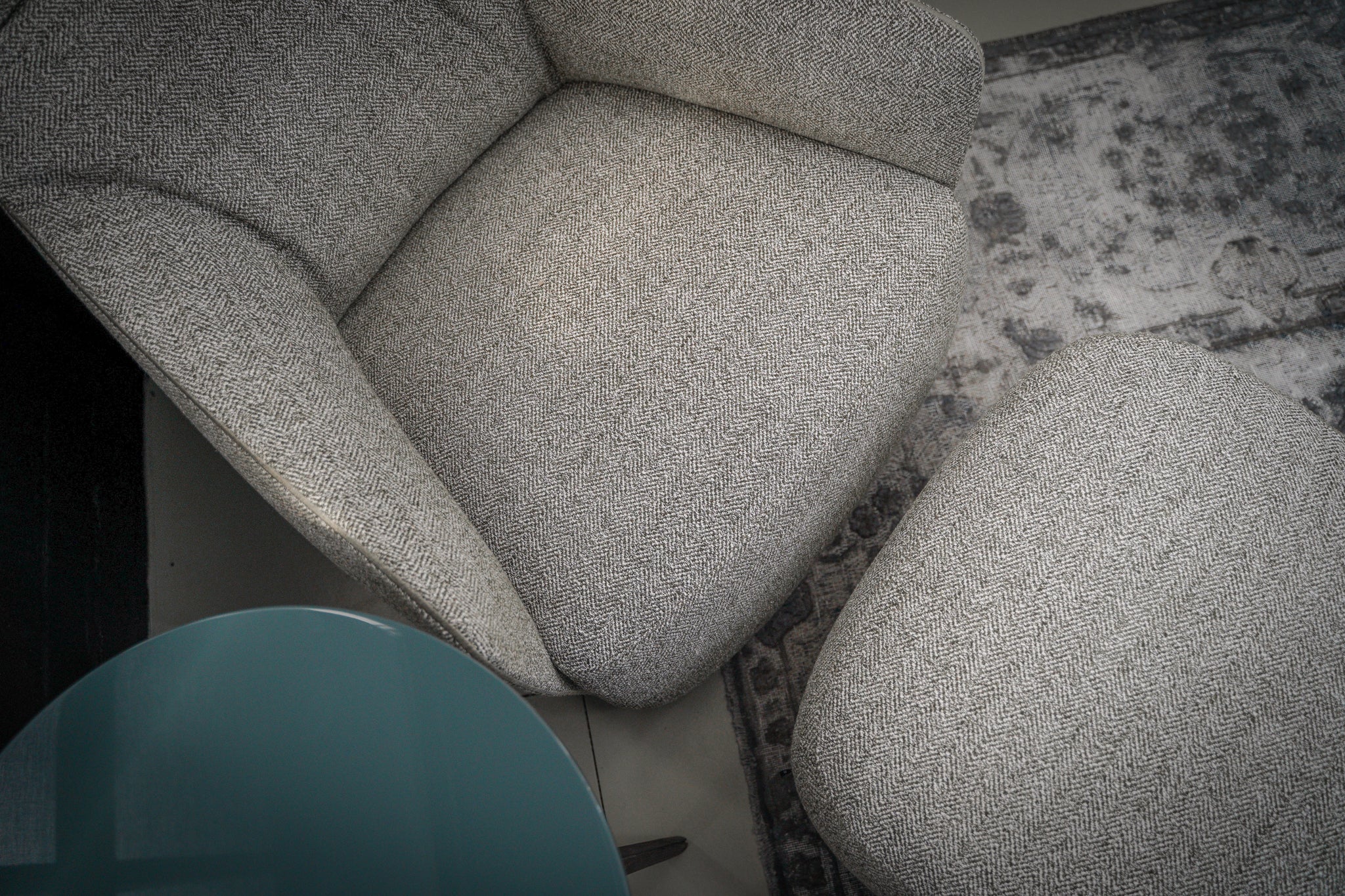 Poliform Santa Monica Armchair with Footstool