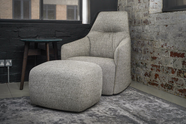 Poliform Santa Monica Armchair with Footstool – Stephen Neall