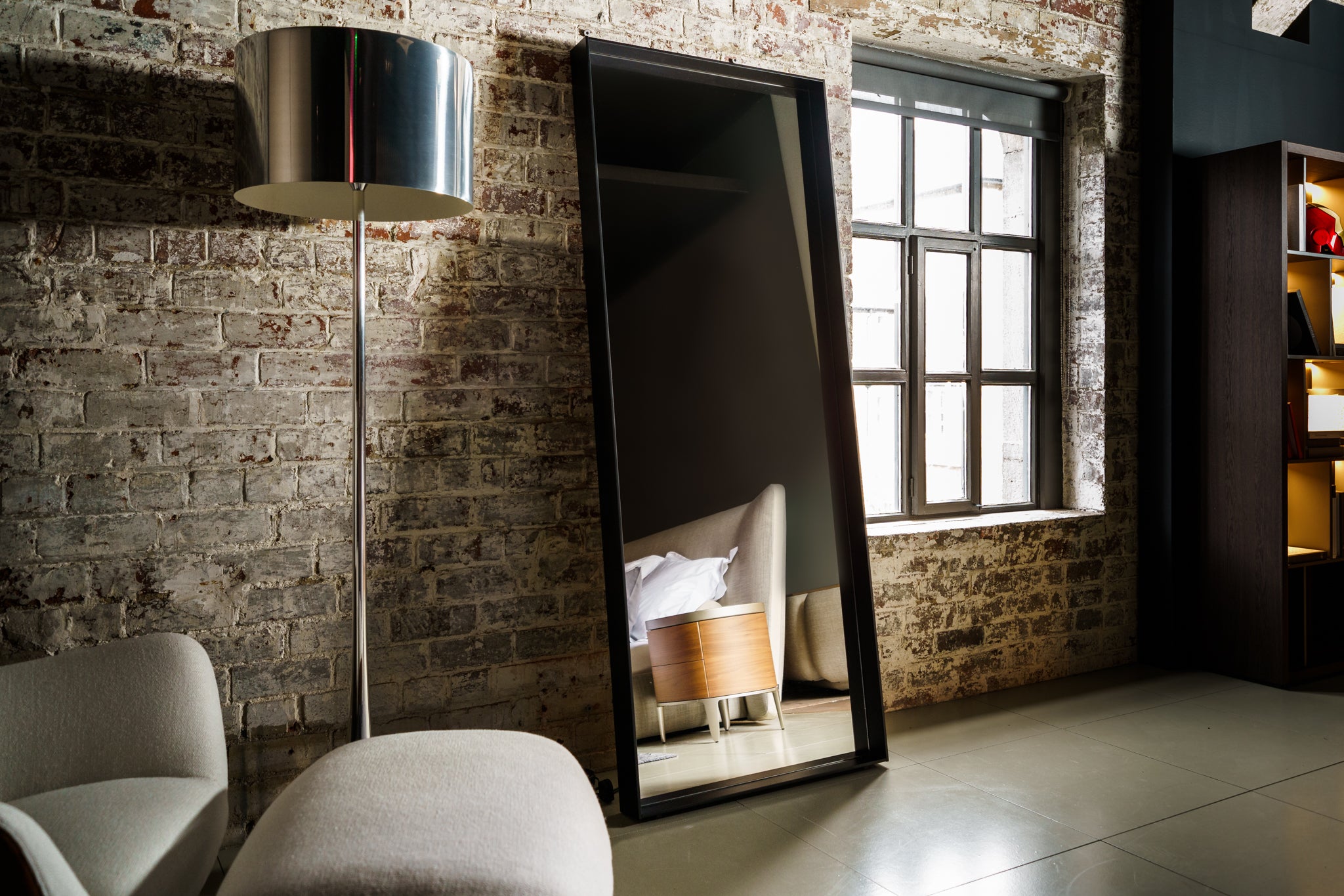 Poliform Sara Mirror Carbone / Black