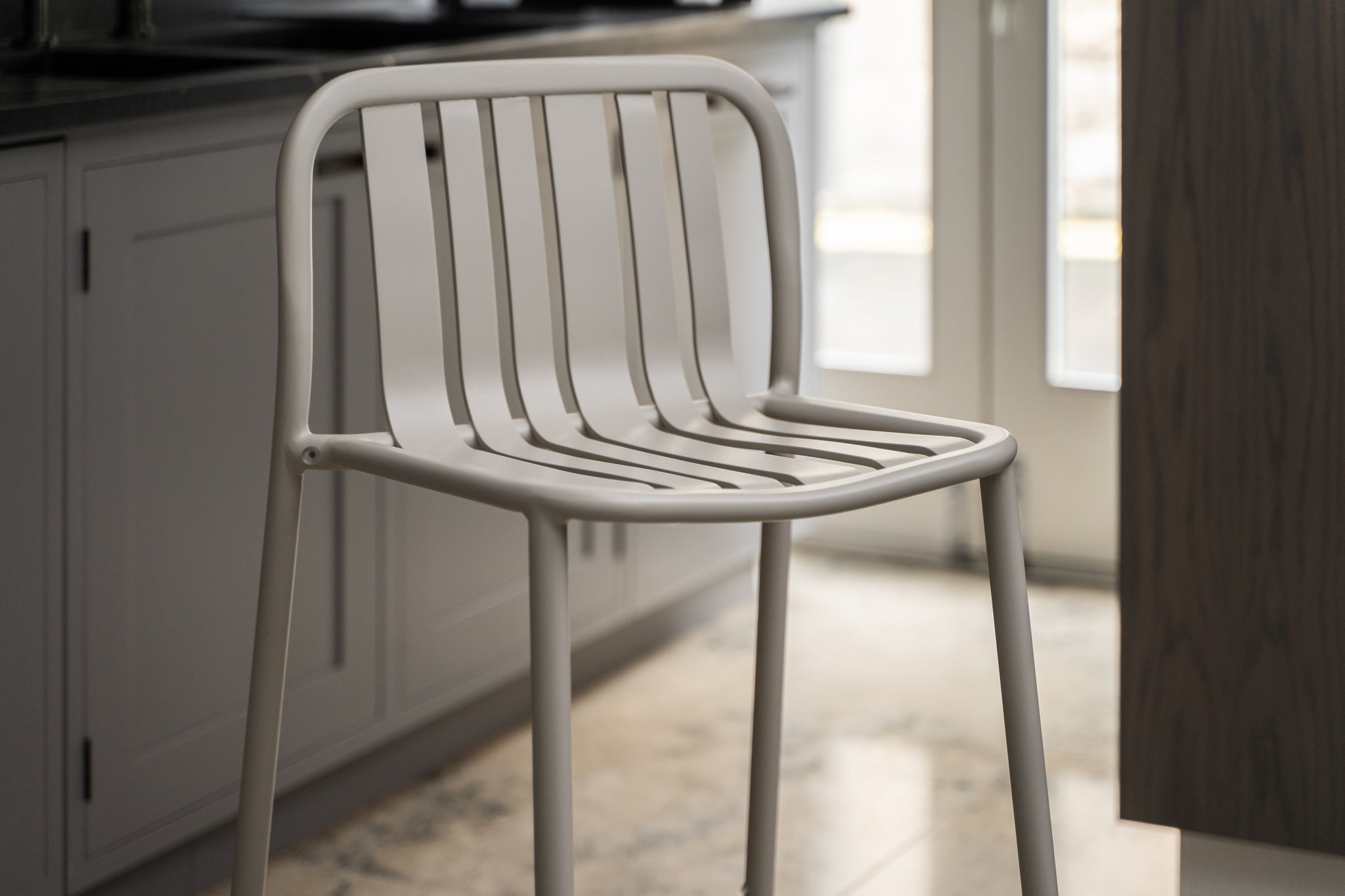 Talenti Trocadero Bar Stool Silk Grey