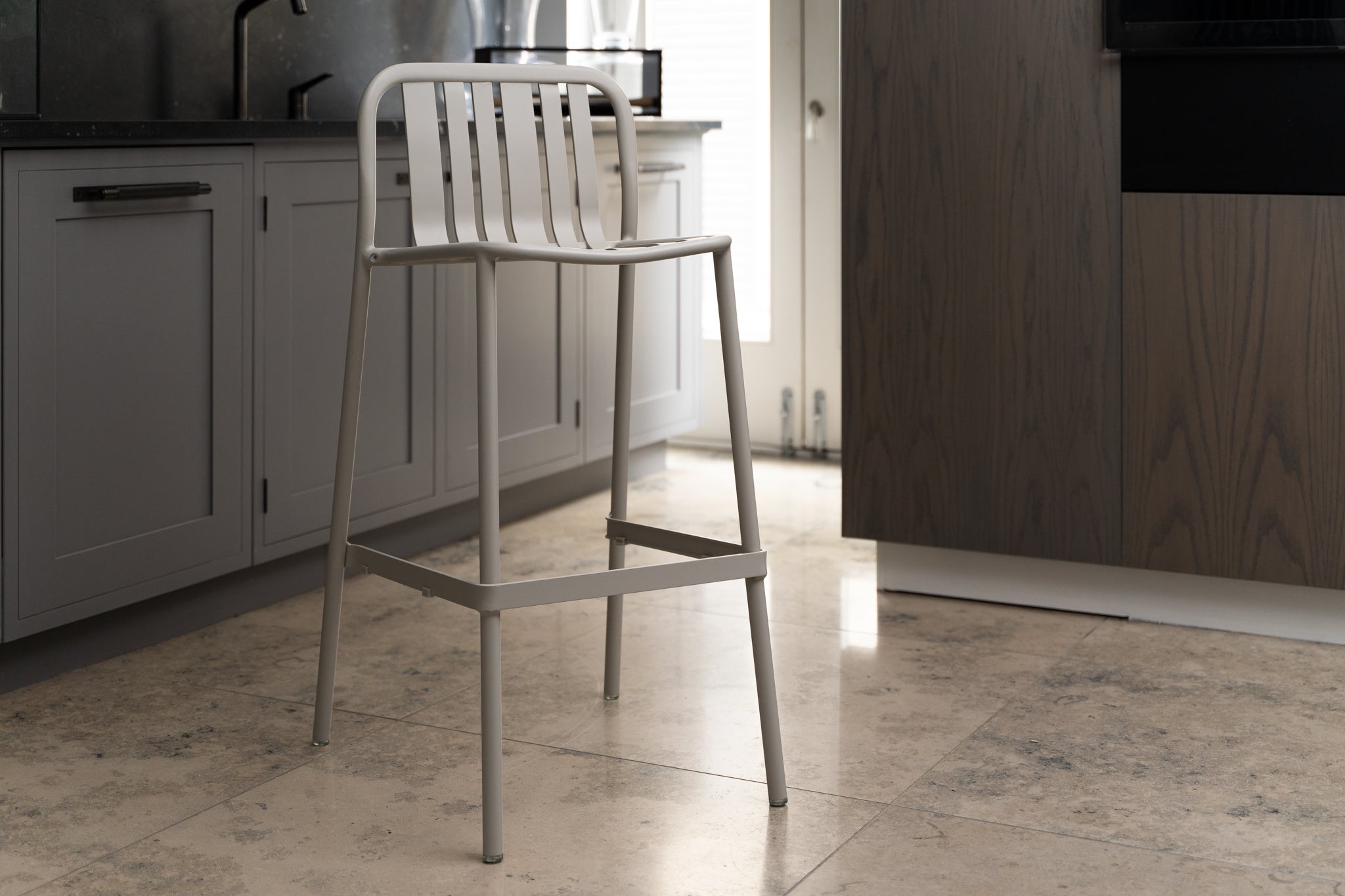 Talenti Trocadero Bar Stool Silk Grey