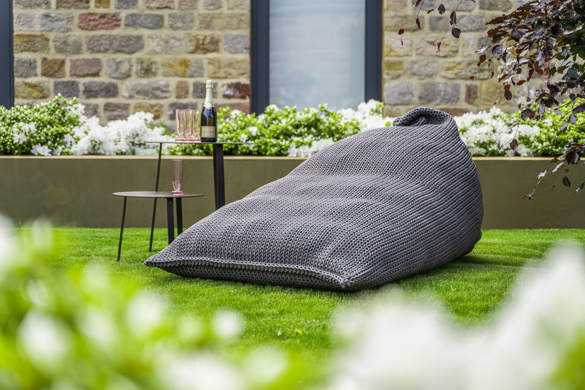 Talenti Jackie Bean Bag - Dark Grey