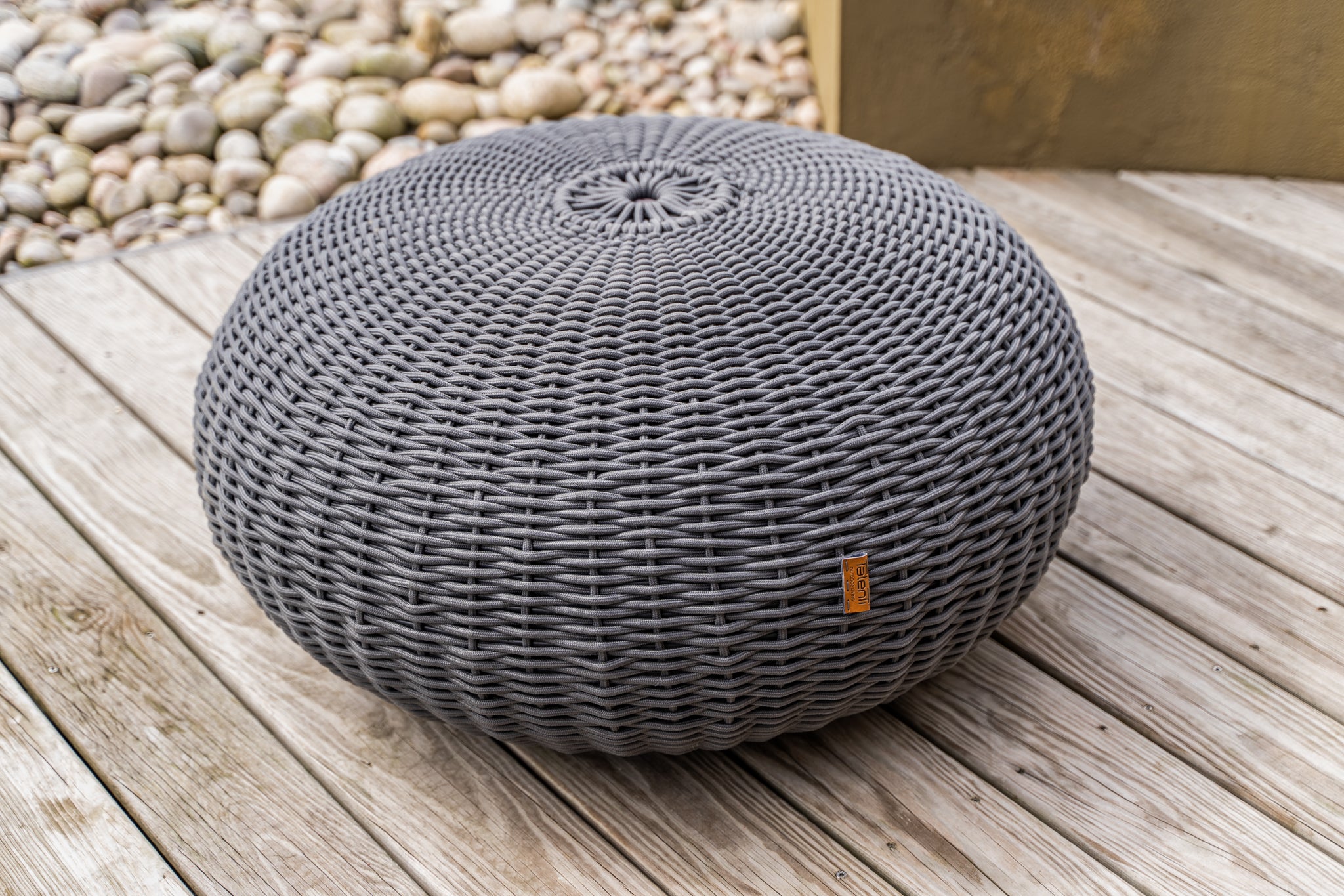 Talenti Jackie Pouf Big - Dark Grey