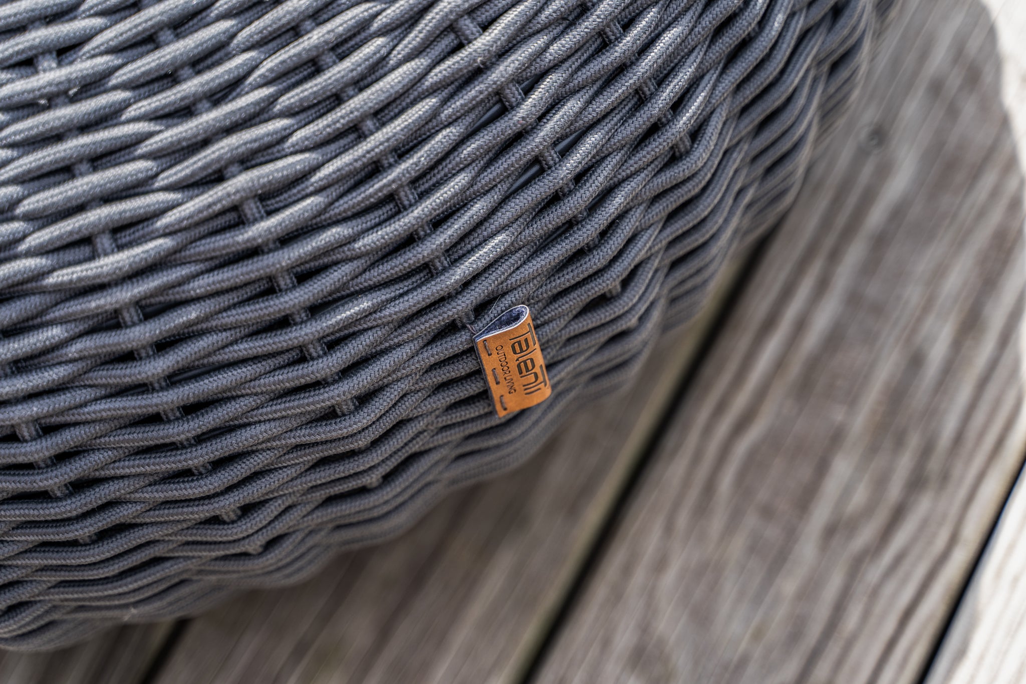 Talenti Jackie Pouf Big - Dark Grey