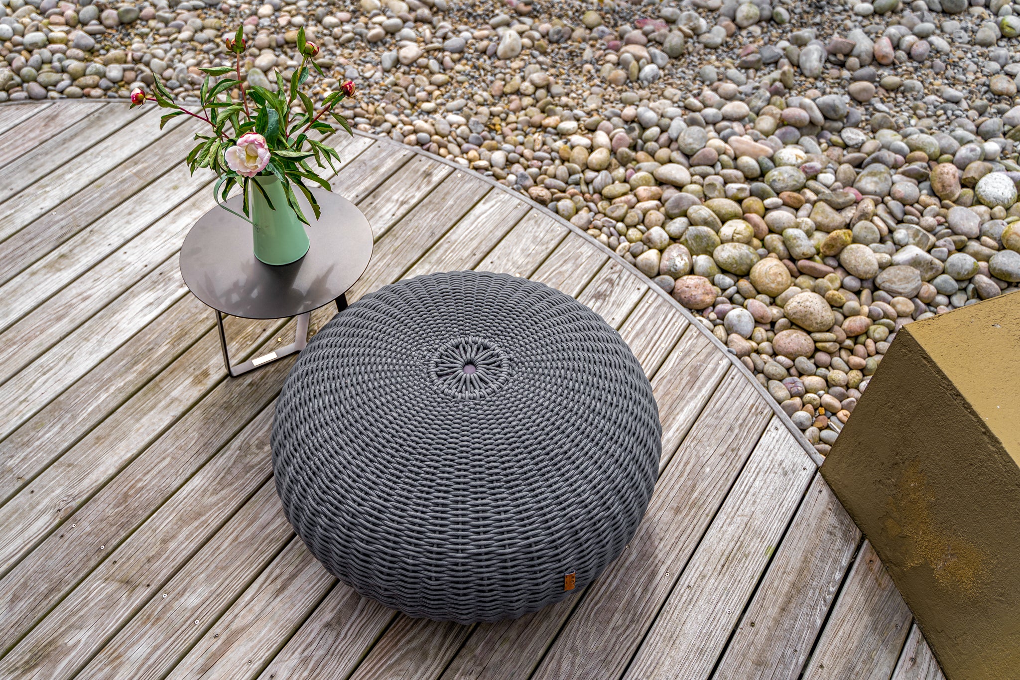 Talenti Jackie Pouf Big - Dark Grey