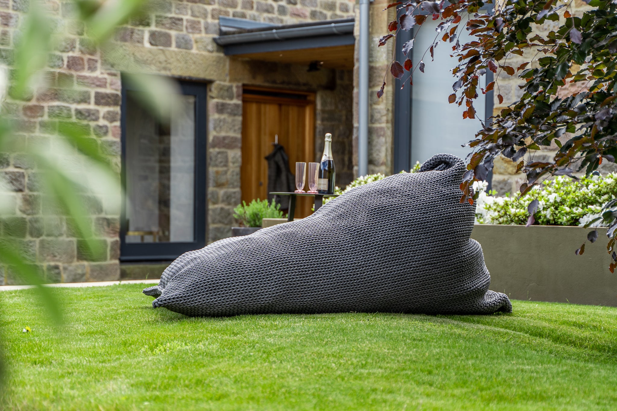 Talenti Jackie Bean Bag - Dark Grey