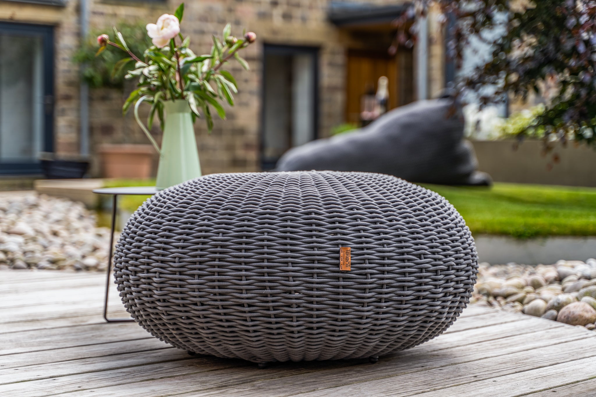 Talenti Jackie Pouf Big - Dark Grey