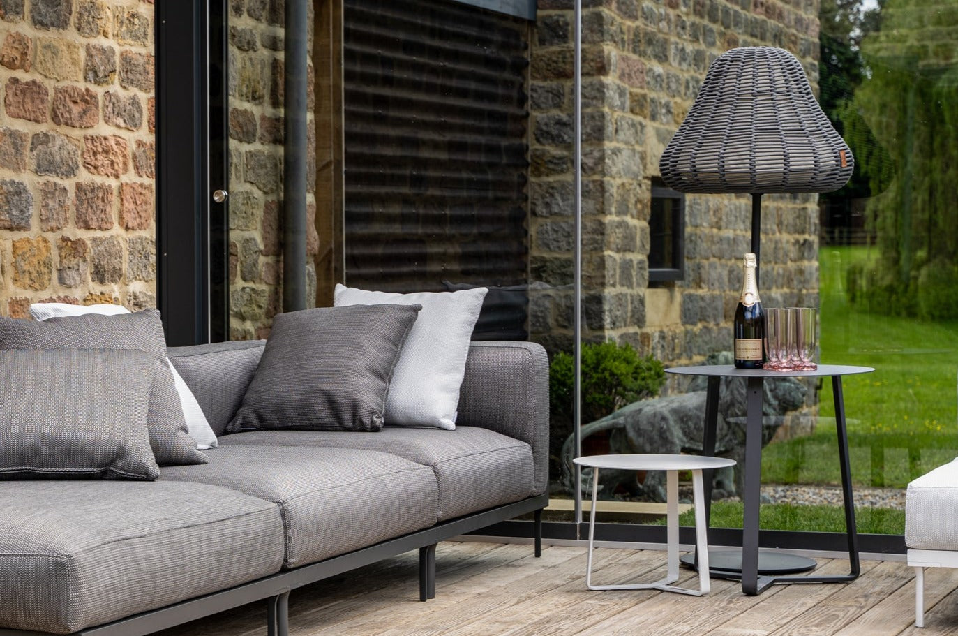 Talenti Jackie Floor Lamp - Graphite/Dark Grey